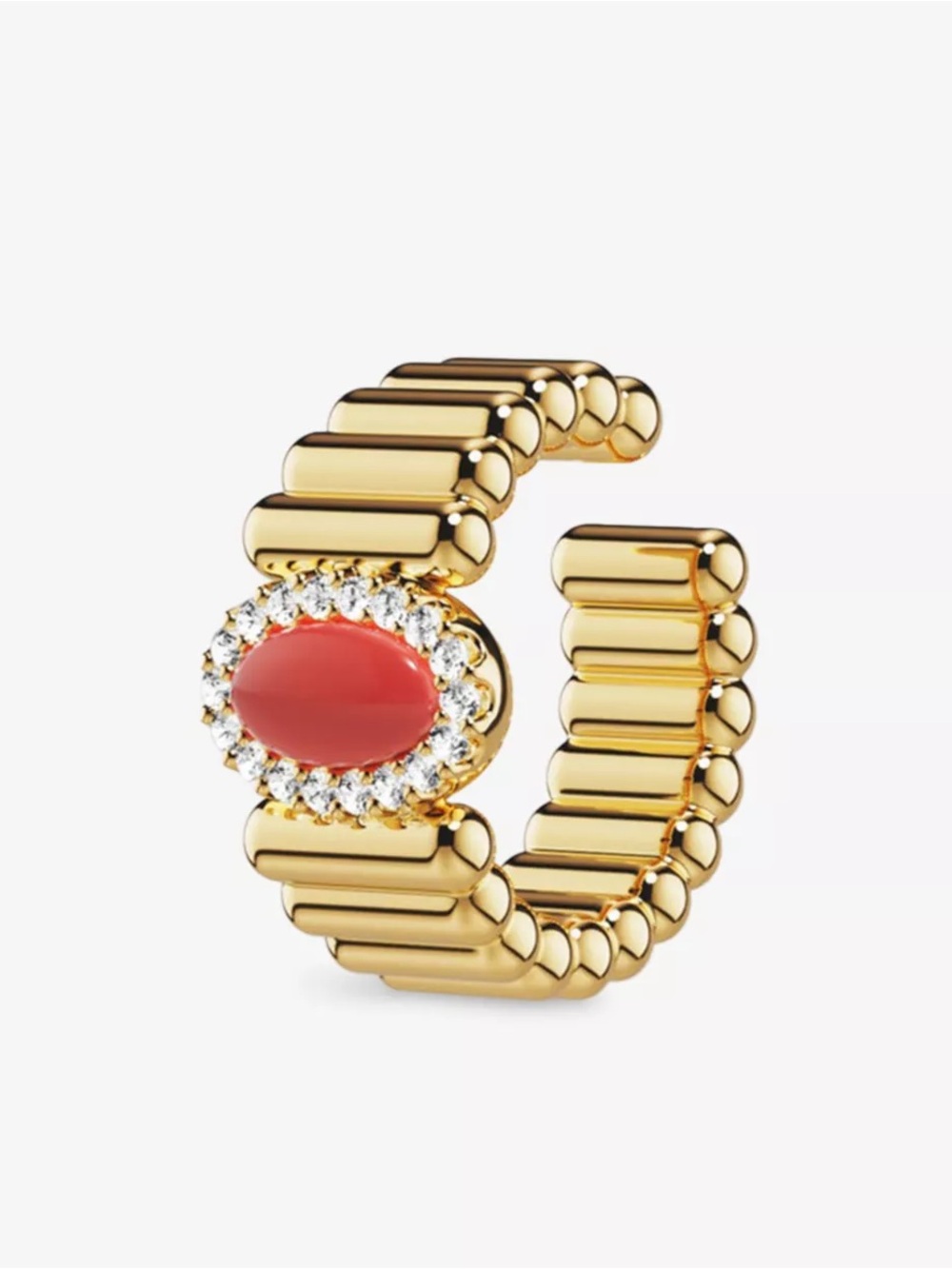 APM Monaco Les Calanques Coral Ear Cuff